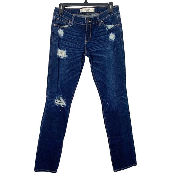 Abercrombie & Fitch Erin Distressed Perfect Stretch Jeans - Picture 1 of 9